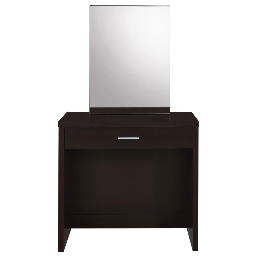 (image for) Harvey Vanity Set with Lift-Top Stool Cappuccino