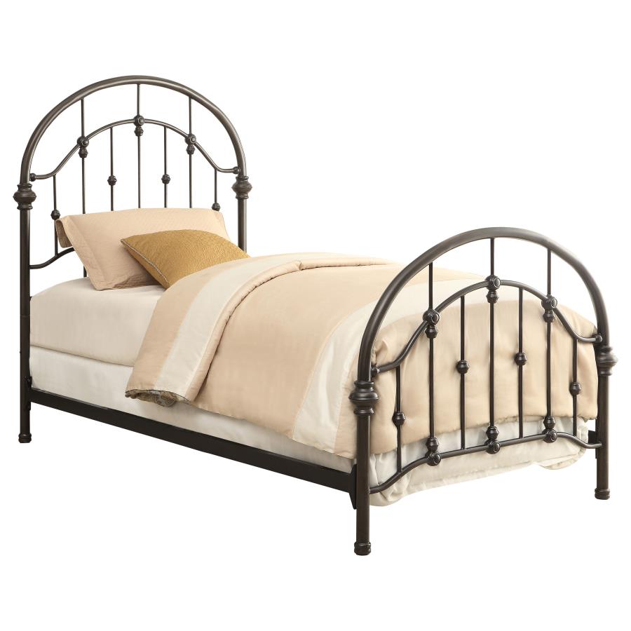 (image for) Rowan Metal Full Open Frame Bed Dark Bronze