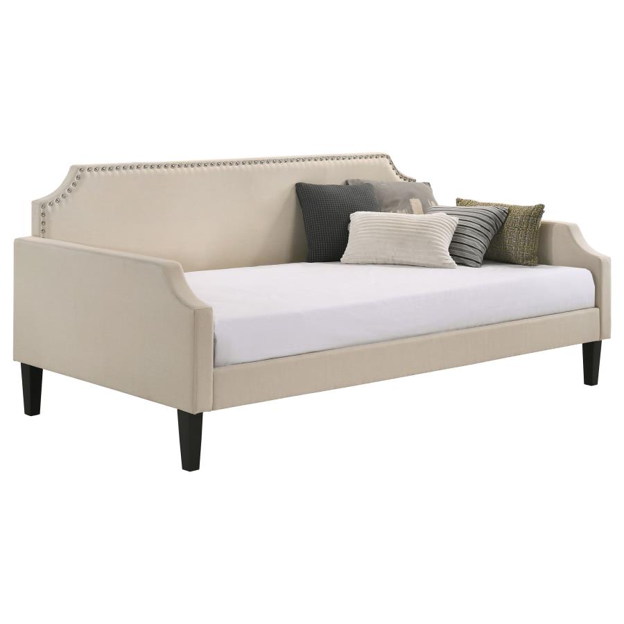 (image for) Livia Upholstered Twin Daybed Taupe