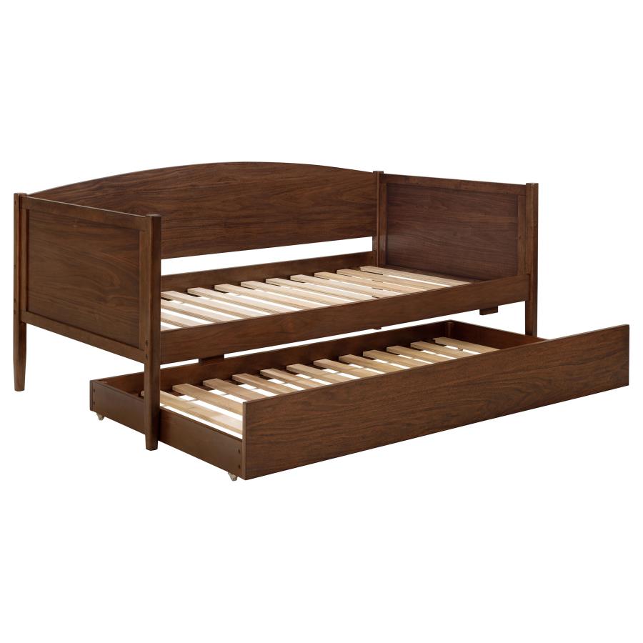(image for) Bozeman Wood Twin Daybed With Trundle Medium Walnut