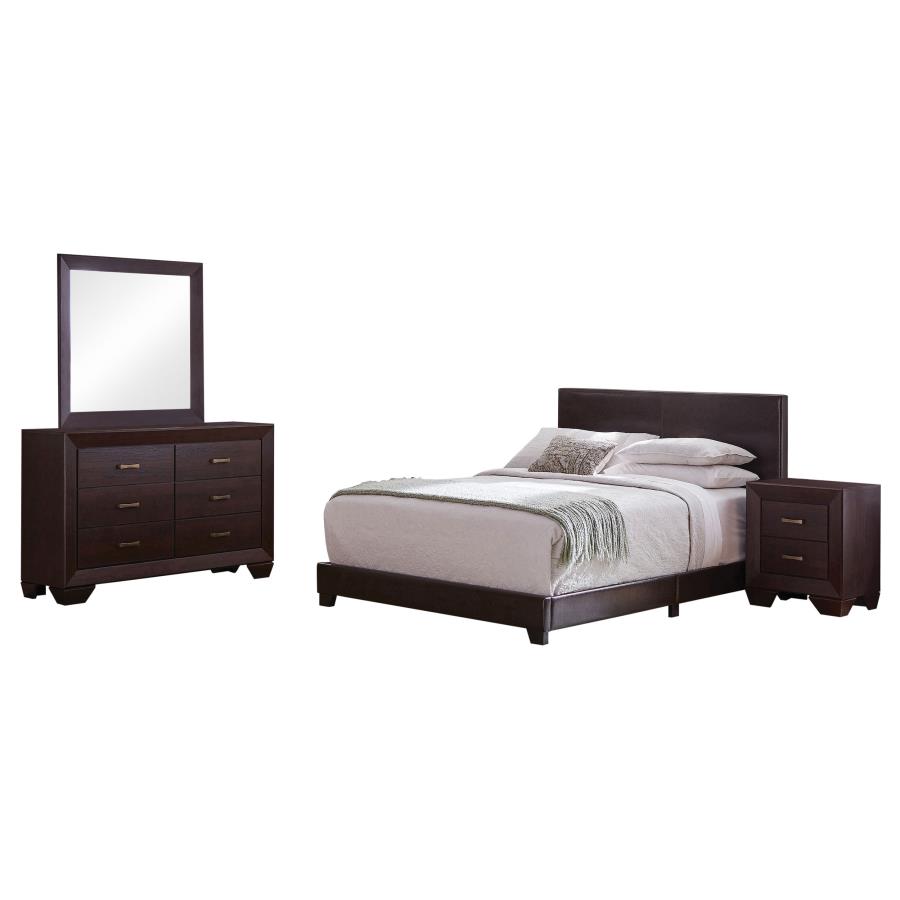 (image for) Dorian 4-piece Full Bedroom Set Dark Cocoa - Click Image to Close