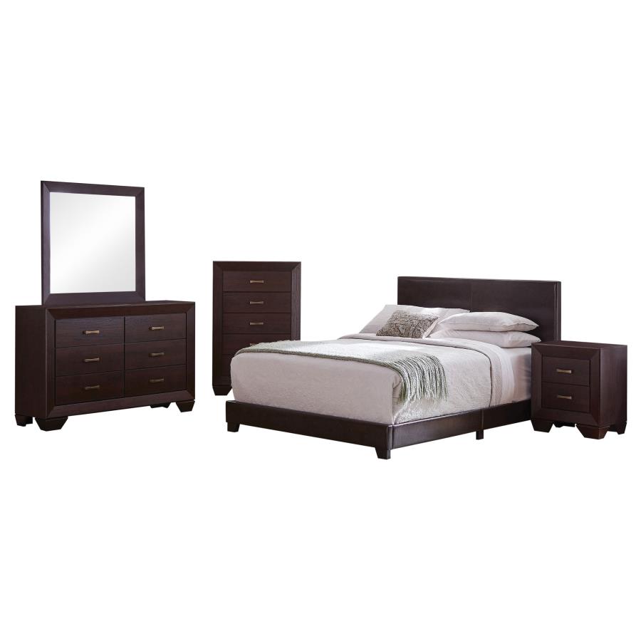 (image for) Dorian 5-piece Twin Bedroom Set Dark Cocoa