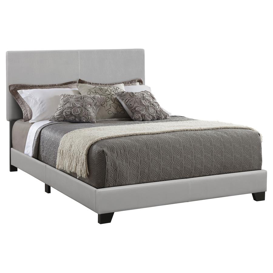 (image for) Dorian Upholstered Queen Panel Bed Grey