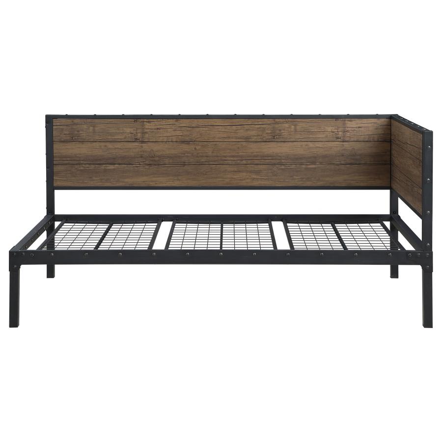 (image for) Getler Metal Twin Daybed Weathered Chestnut