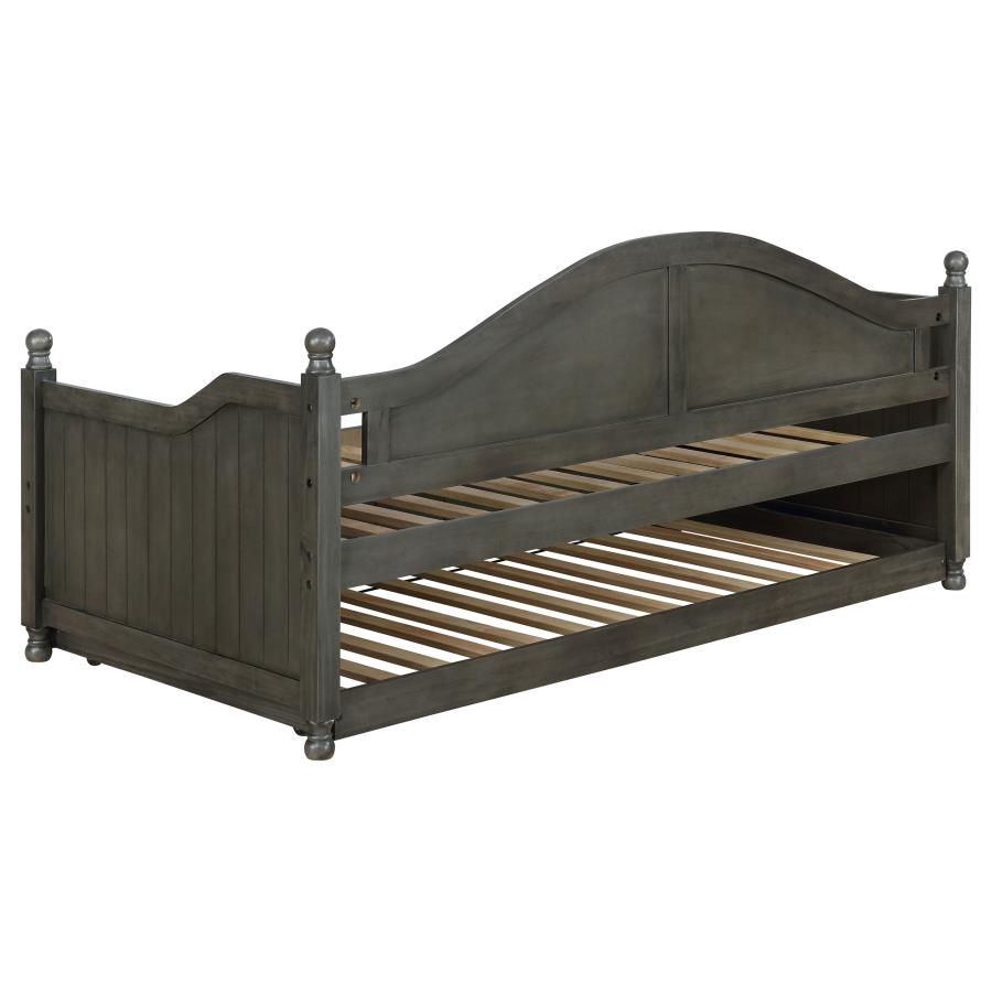 (image for) Julie Ann Wood Twin Daybed with Trundle Warm Grey