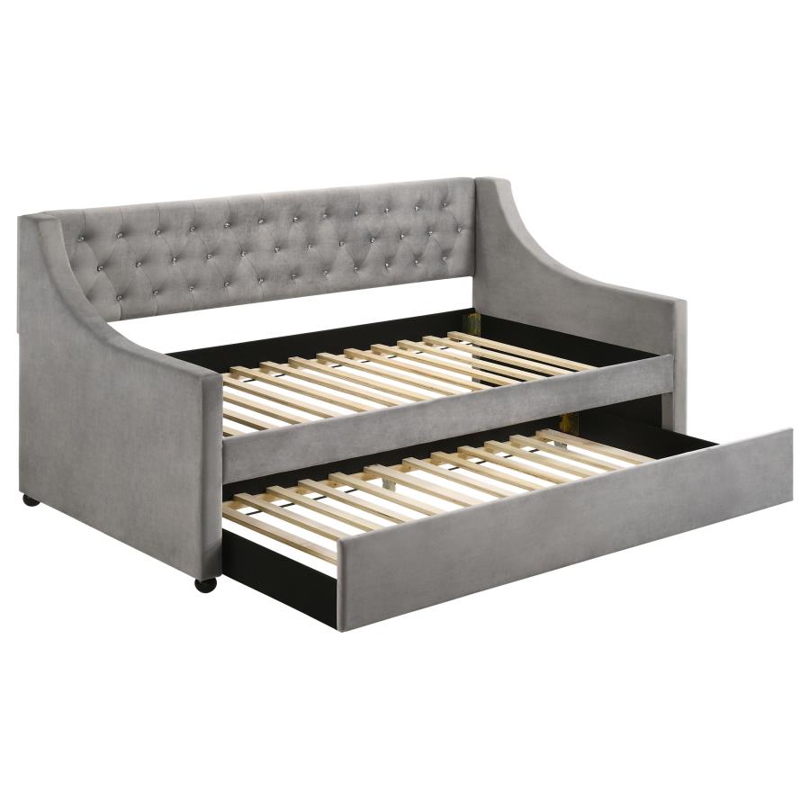 (image for) Chatsboro Upholstered Twin Daybed with Trundle Grey