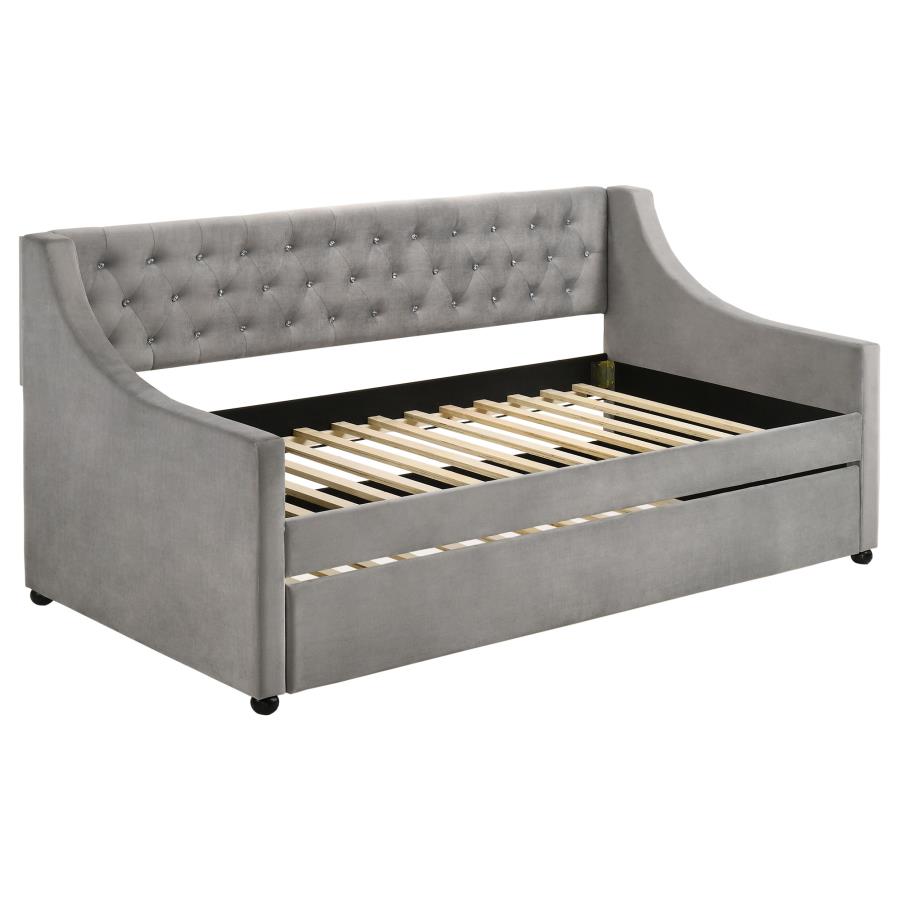 (image for) Chatsboro Upholstered Twin Daybed with Trundle Grey