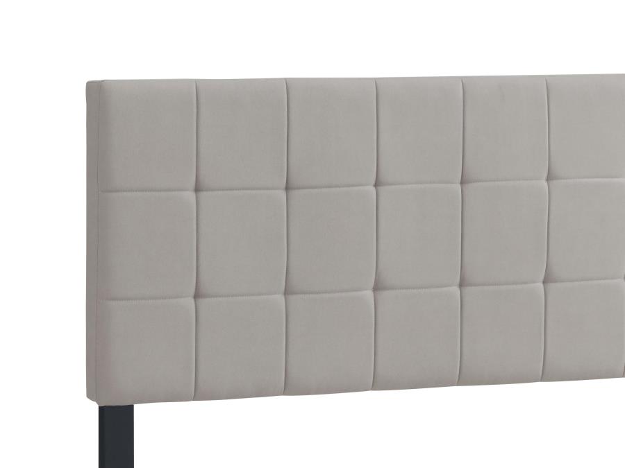 (image for) Fairfield Upholstered Queen Panel Bed Beige