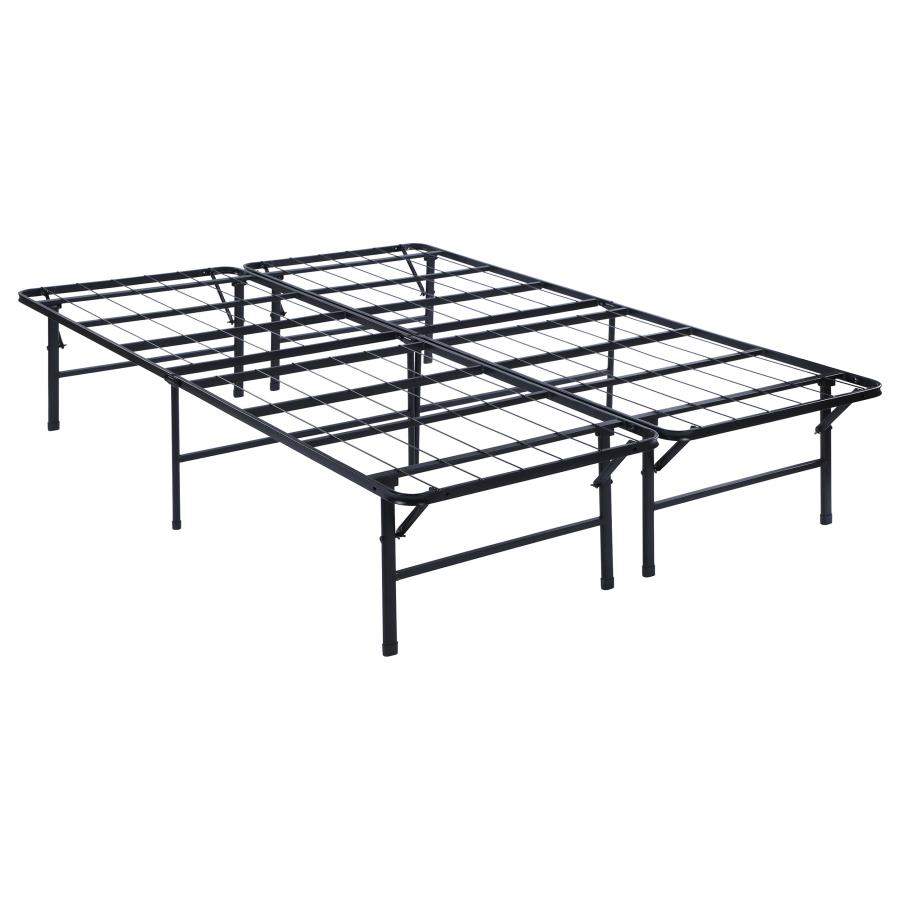 (image for) Mabel Metal Queen Mattress Support Platform Bed Black - Click Image to Close