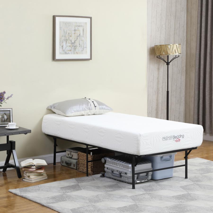 (image for) Mabel Metal Twin Mattress Support Platform Bed Black