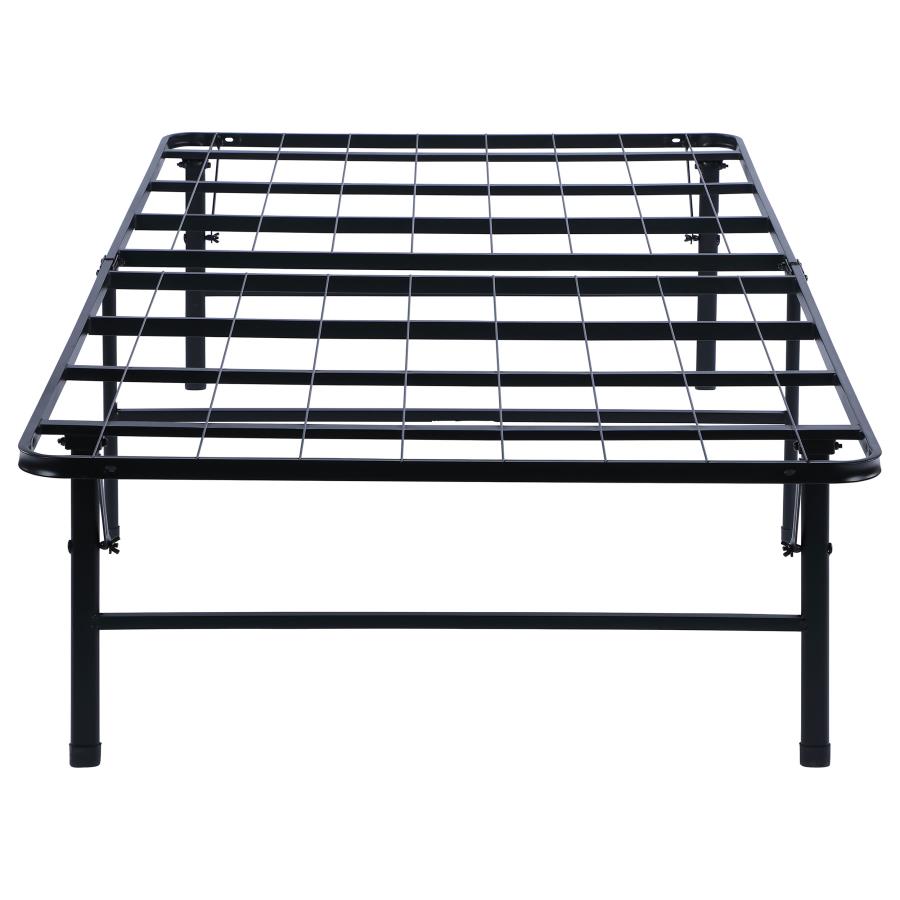 (image for) Mabel Metal Twin Extra Long Support Platform Bed Black