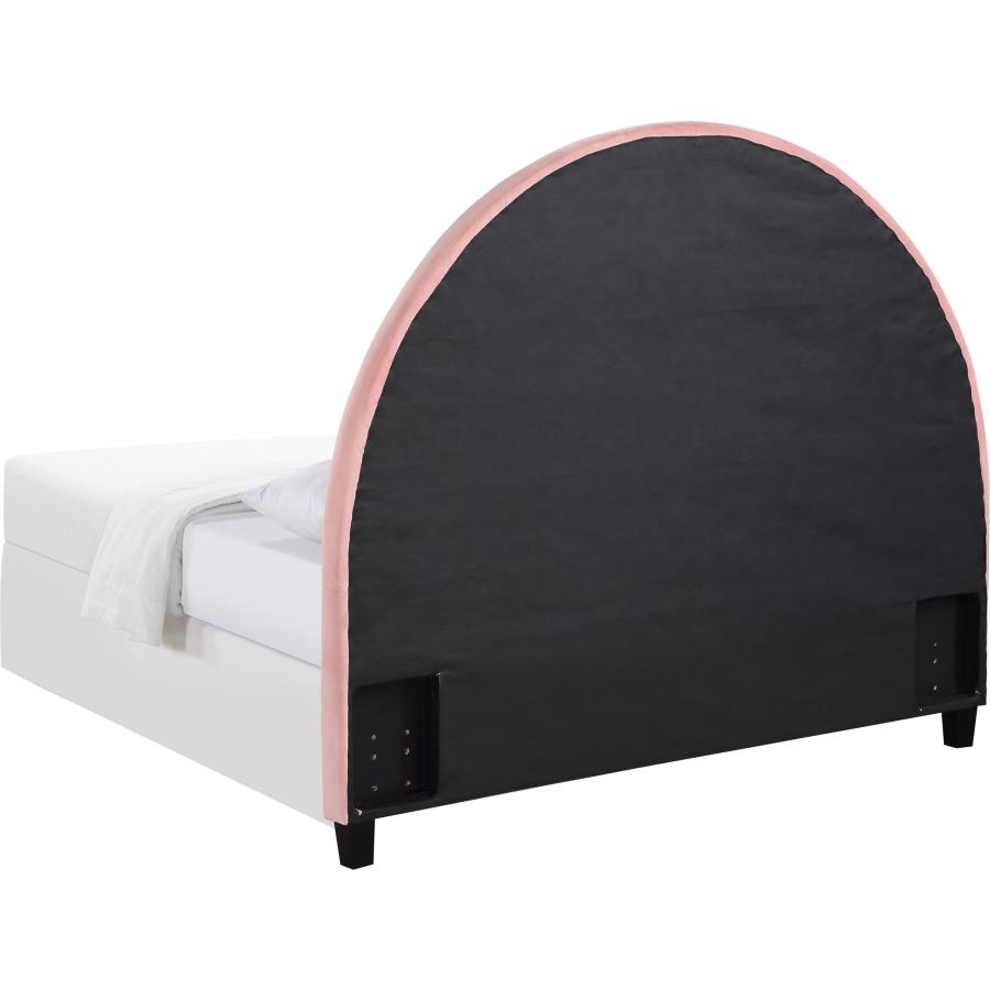 (image for) June Upholstered Queen or Full Panel Headboard Blush