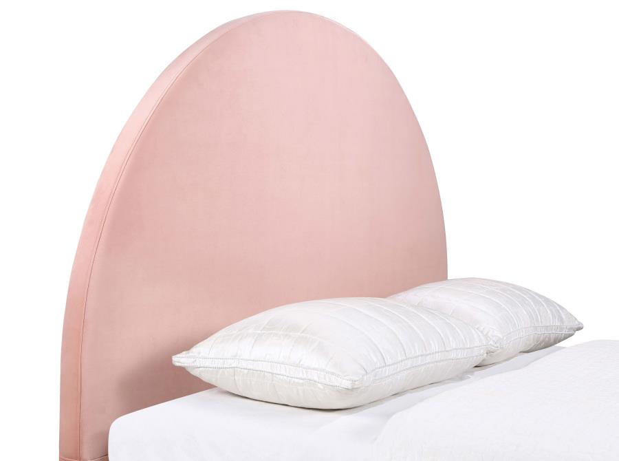 (image for) June Upholstered Queen or Full Panel Headboard Blush