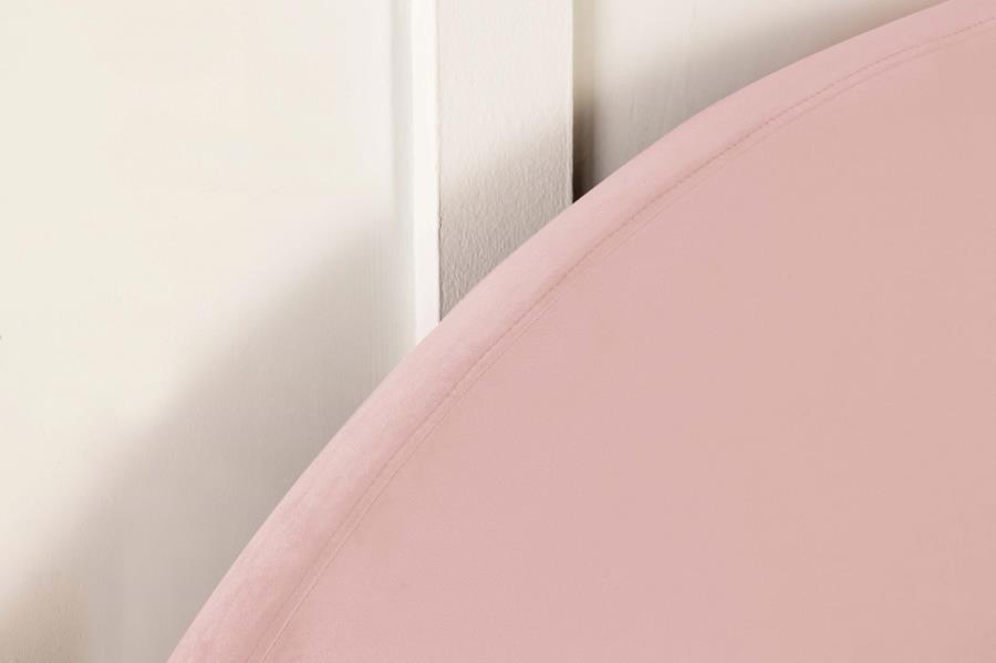 (image for) June Upholstered Twin Panel Headboard Blush