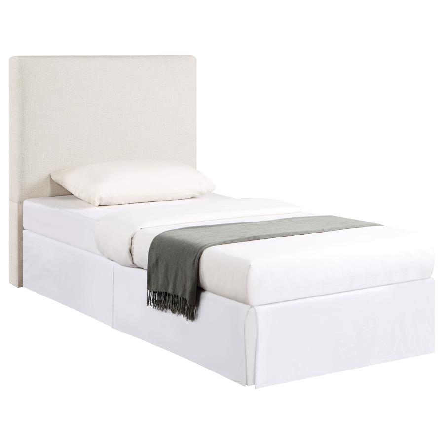 (image for) Pirro Upholstered Twin Panel Headboard Sand