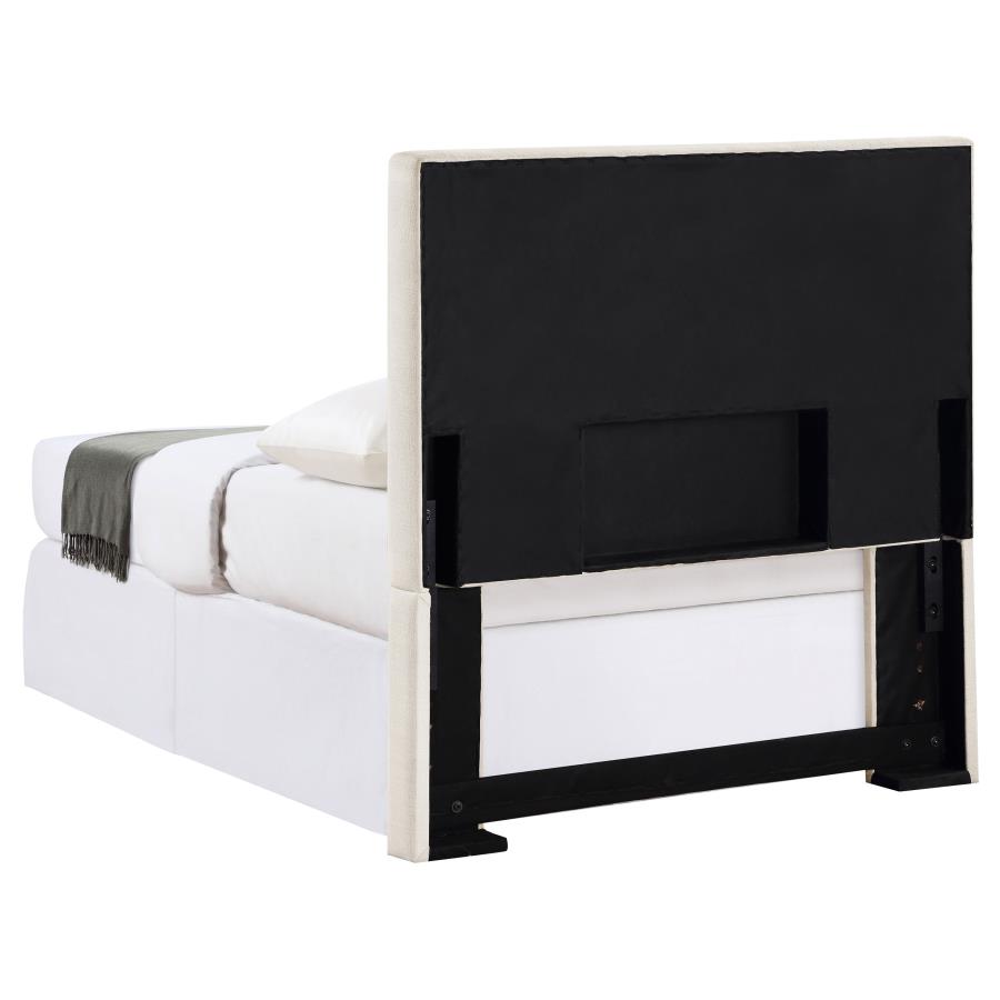 (image for) Pirro Upholstered Twin Panel Headboard Sand