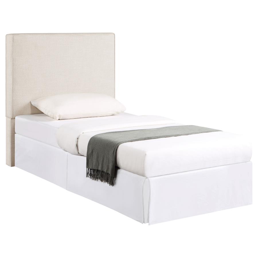 (image for) Kosmo Upholstered Twin Panel Headboard Sand