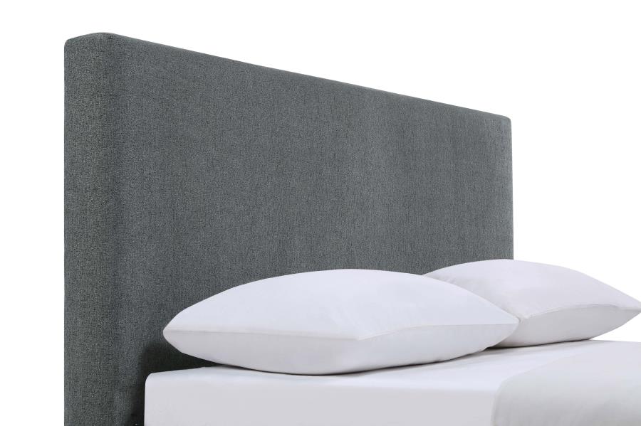 (image for) Gregory Upholstered California King Panel Bed Graphite