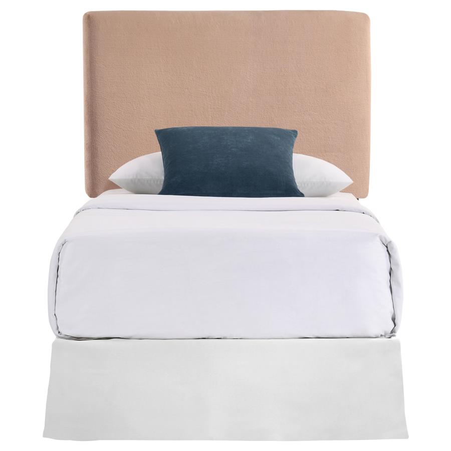 (image for) Gigi Upholstered Twin Panel Headboard Blush