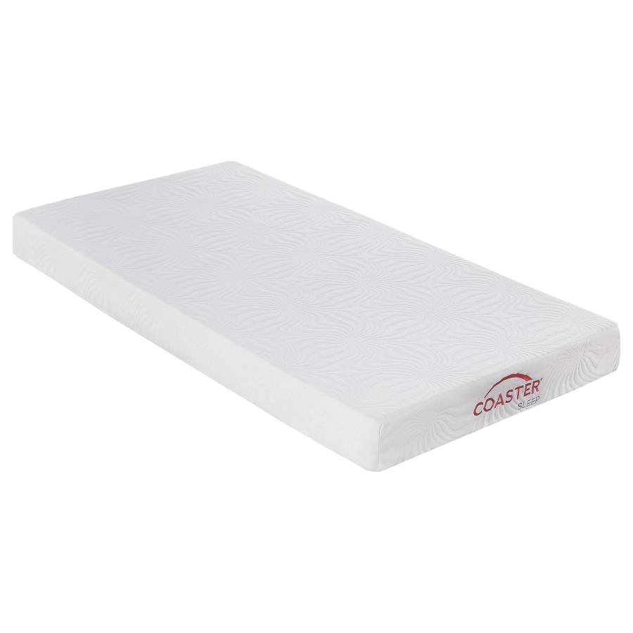 (image for) Joseph 6" Twin Memory Foam Mattress White - Click Image to Close