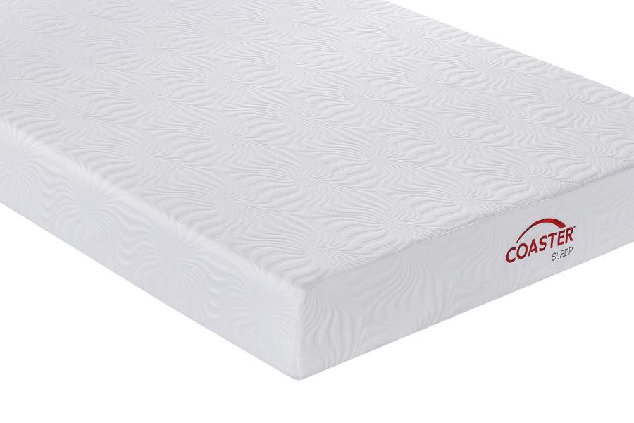 (image for) Key 10" Eastern King Memory Foam Mattress White