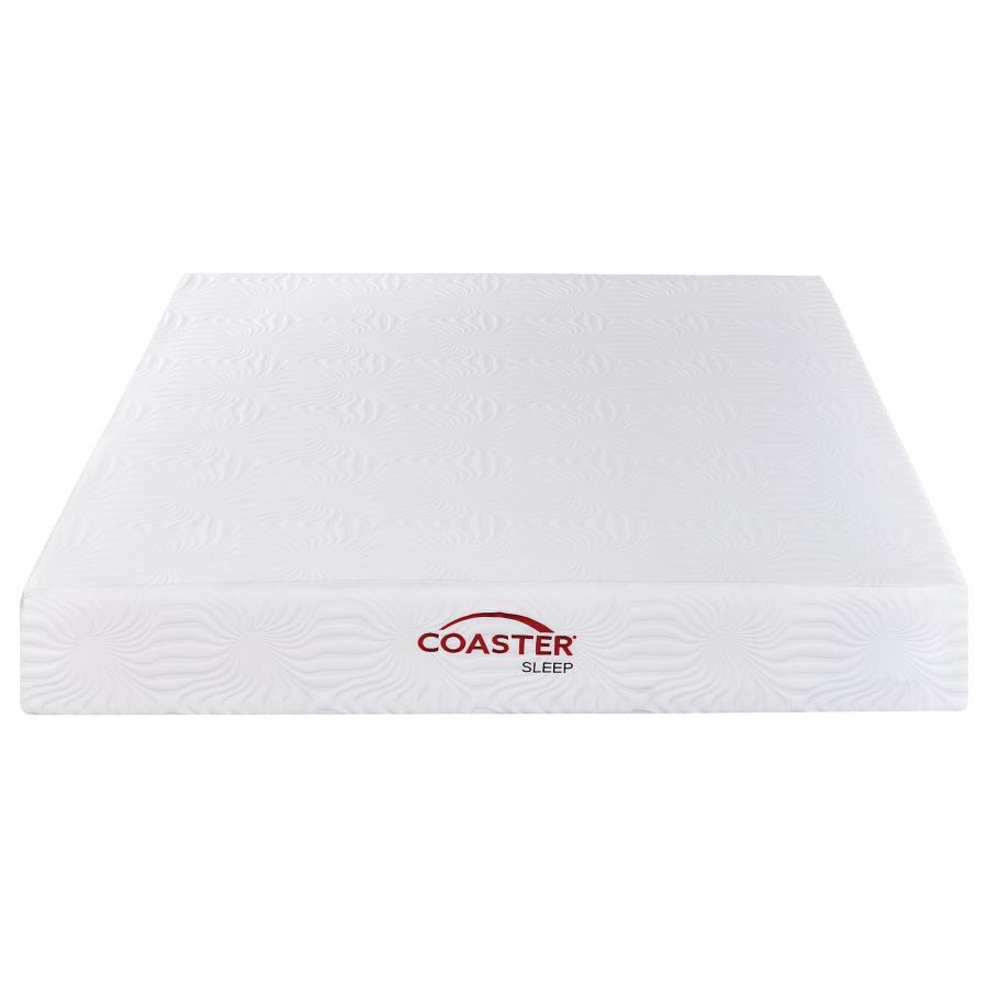 (image for) Key 10" California King Memory Foam Mattress White