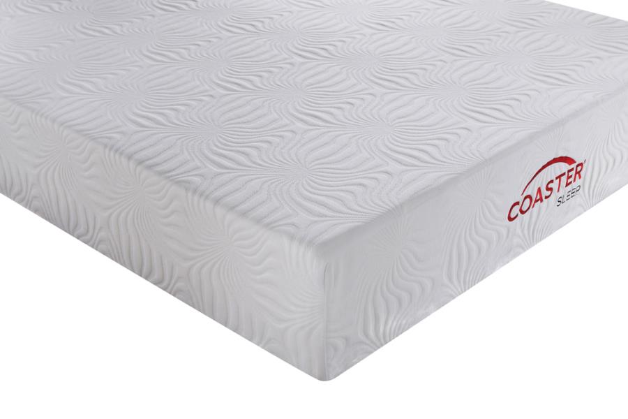 (image for) Ian 12" Eastern King Memory Foam Mattress White