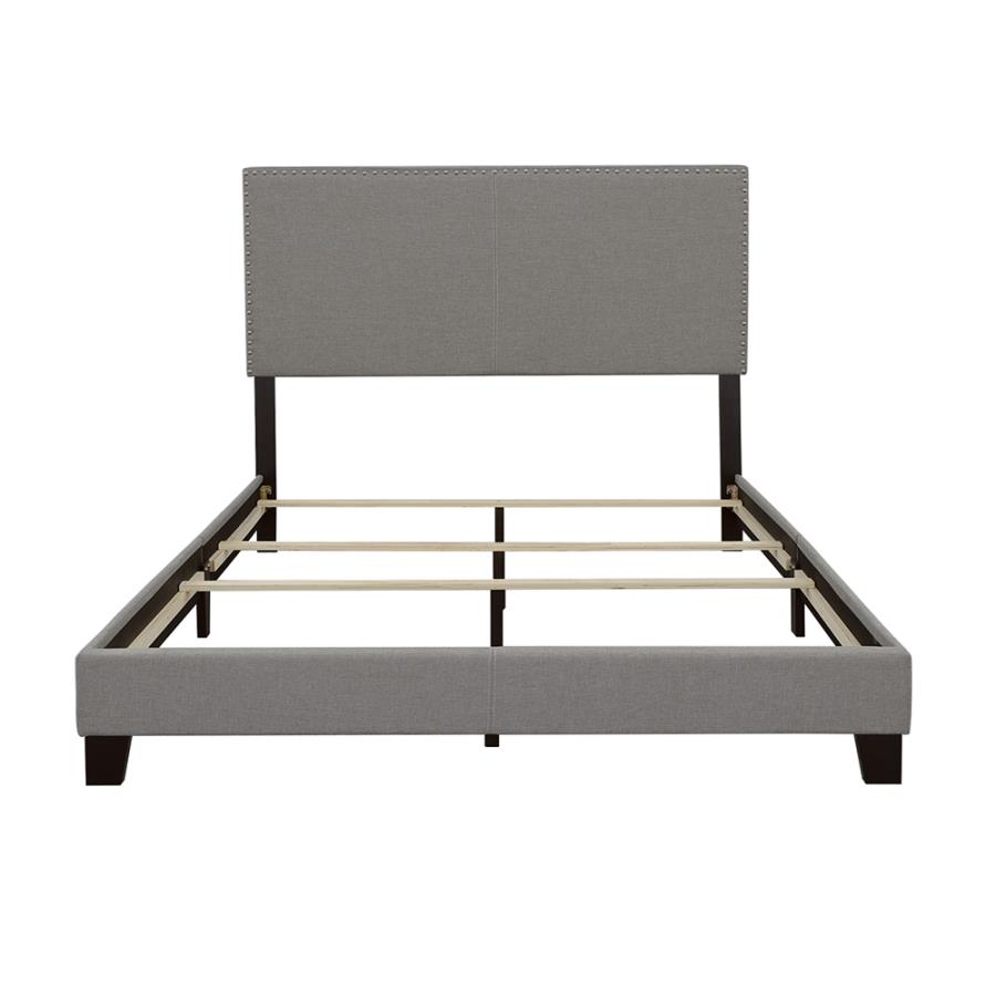 (image for) Boyd Upholstered Queen Panel Bed Grey