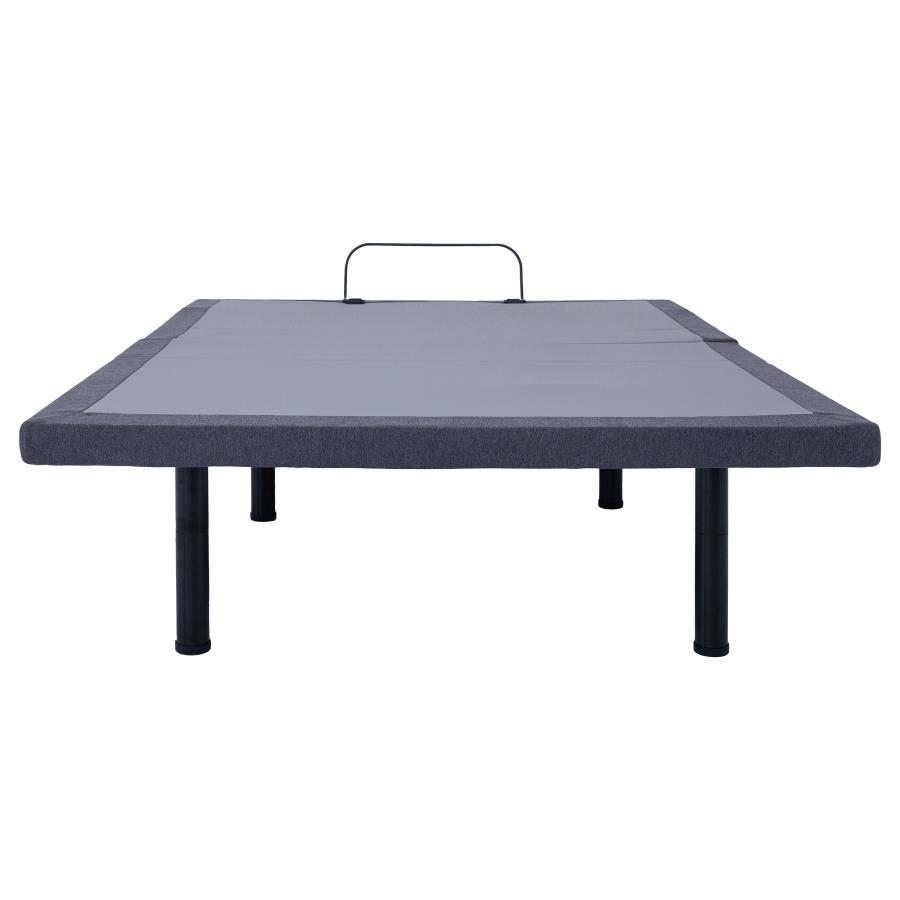 (image for) Clara Twin Extra Long Adjustable Bed Base Grey and Black