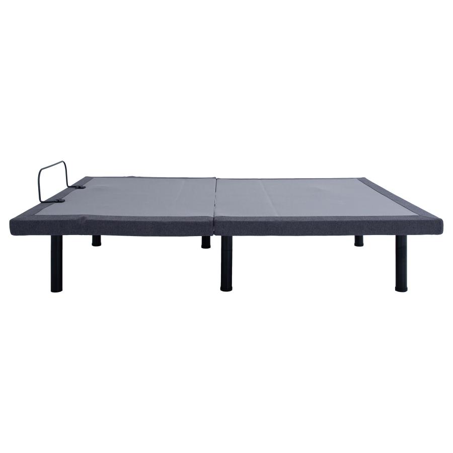 (image for) Negan Eastern King Adjustable Bed Base Grey and Black