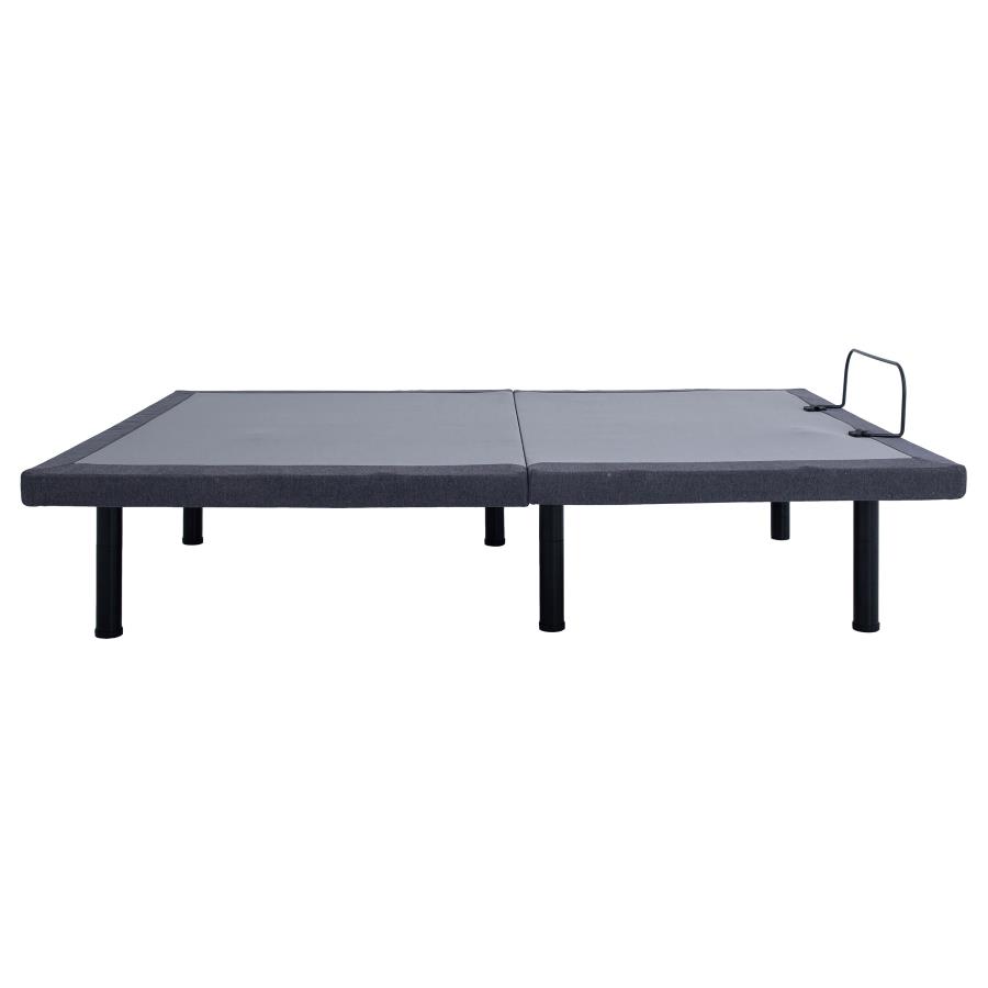 (image for) Negan Twin Extra Long Adjustable Bed Base Grey and Black