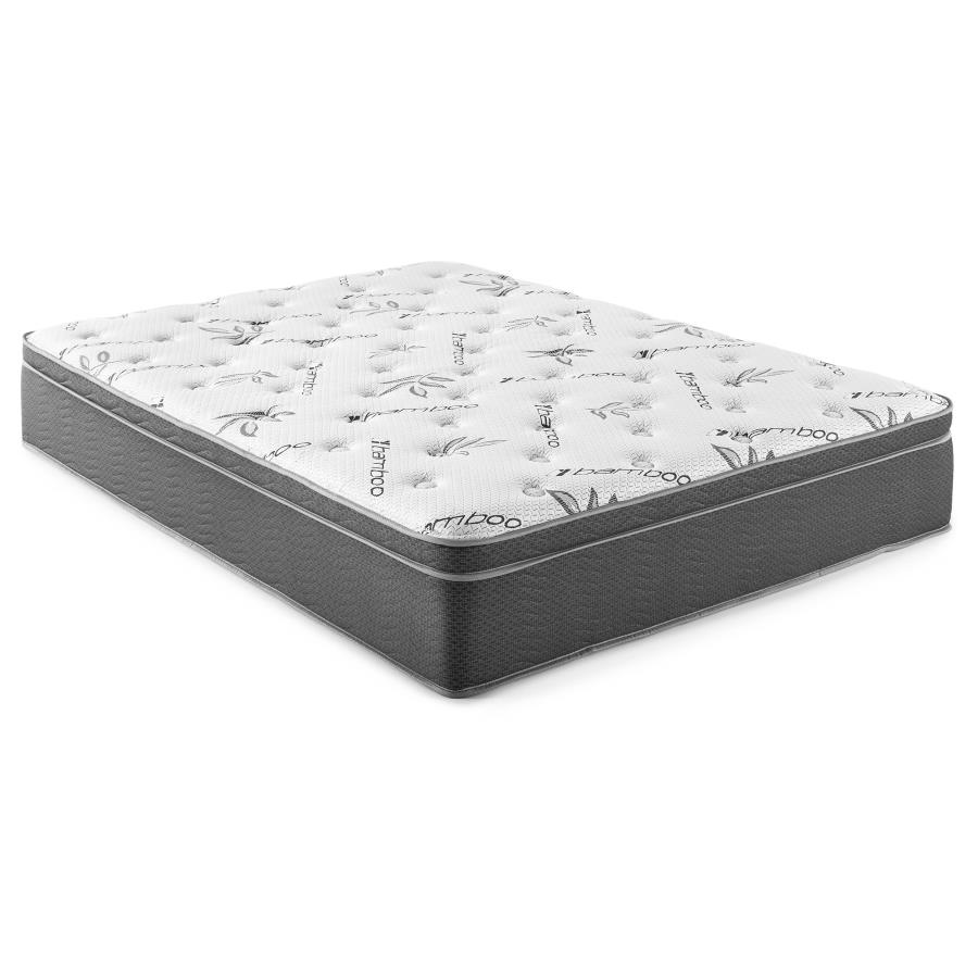 (image for) Sommet 13" Full Bamboo Euro Top Memory Foam Hybrid Mattress