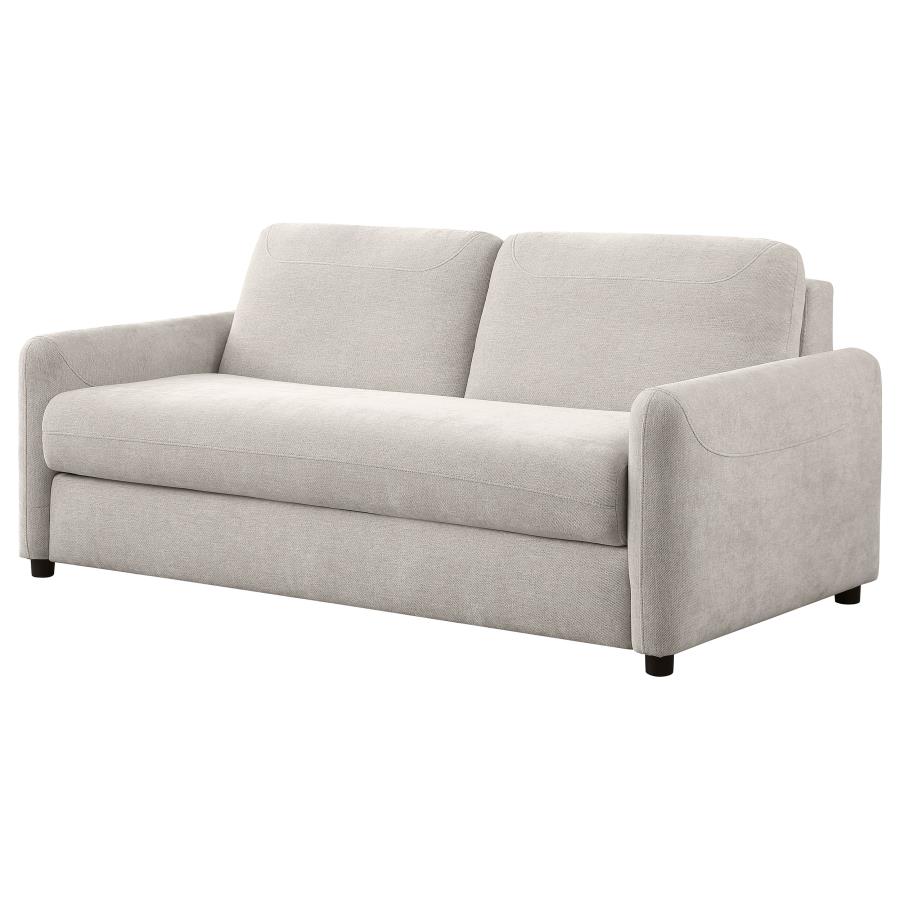 (image for) Rylie Upholstered Sofa Sleeper with Queen Mattress Beige