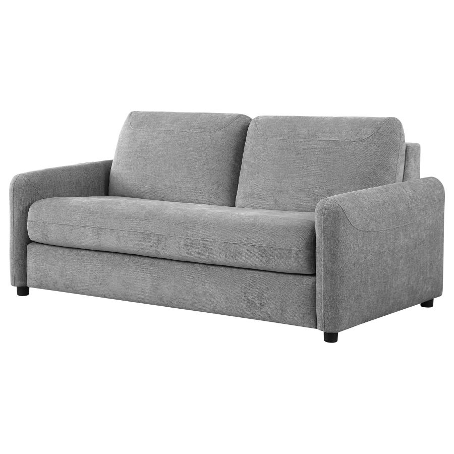 (image for) Rylie Upholstered Sofa Sleeper with Queen Mattress Grey