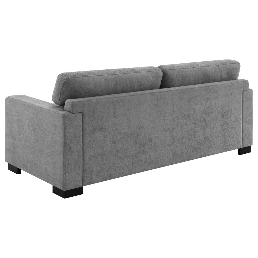 (image for) Simpson Upholstered Sofa Sleeper with Queen Mattress Grey