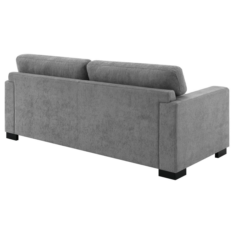 (image for) Simpson Upholstered Sofa Sleeper with Queen Mattress Grey