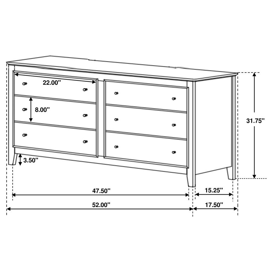 (image for) Selena 5-piece Full Bedroom Set Cream White