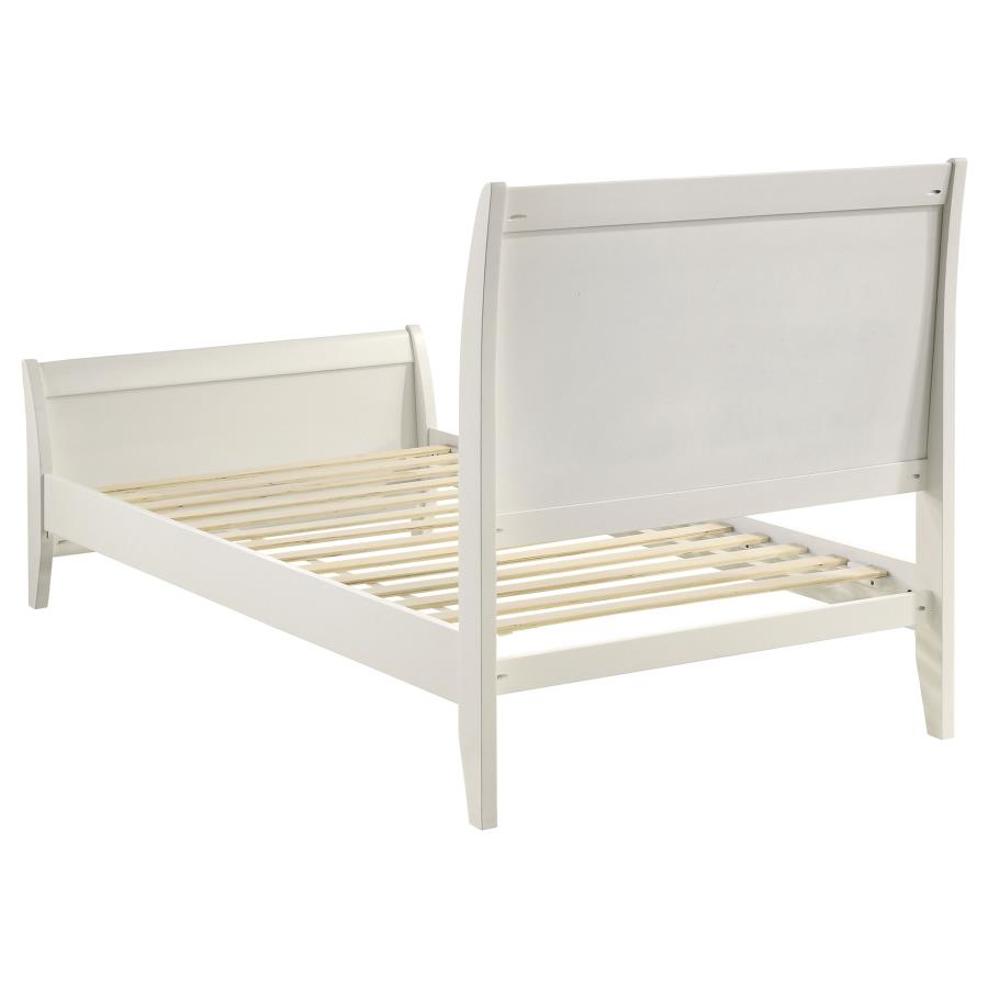 (image for) Selena 4-piece Twin Bedroom Set Cream White