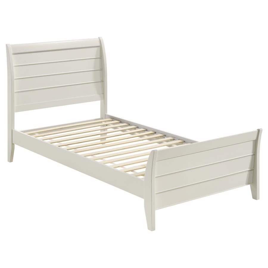 (image for) Selena 5-piece Twin Bedroom Set Cream White