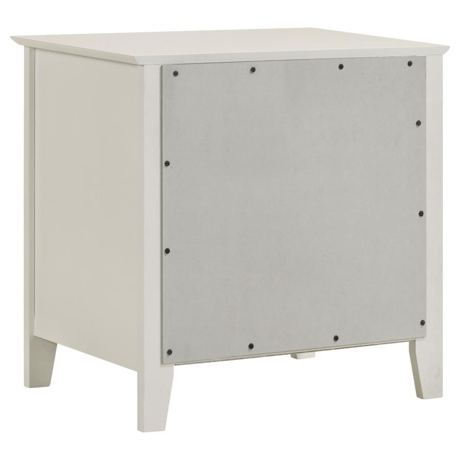 (image for) Selena 2-drawer Youth Nightstand Cream White