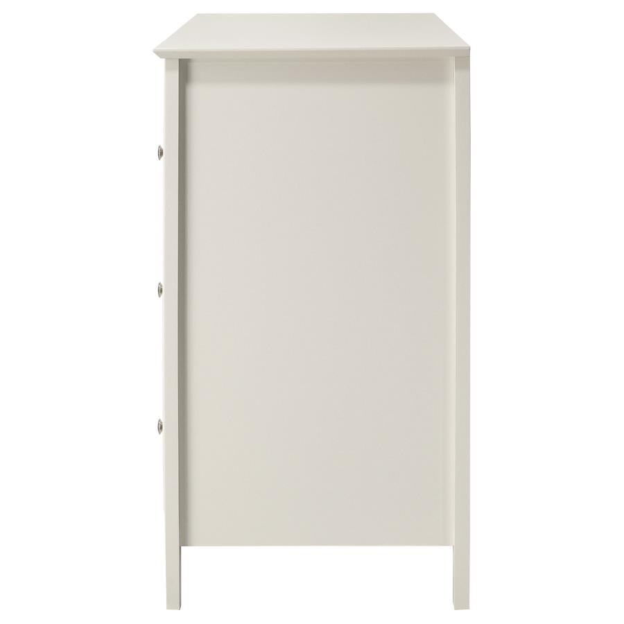 (image for) Selena 6-drawer Dresser Cream White