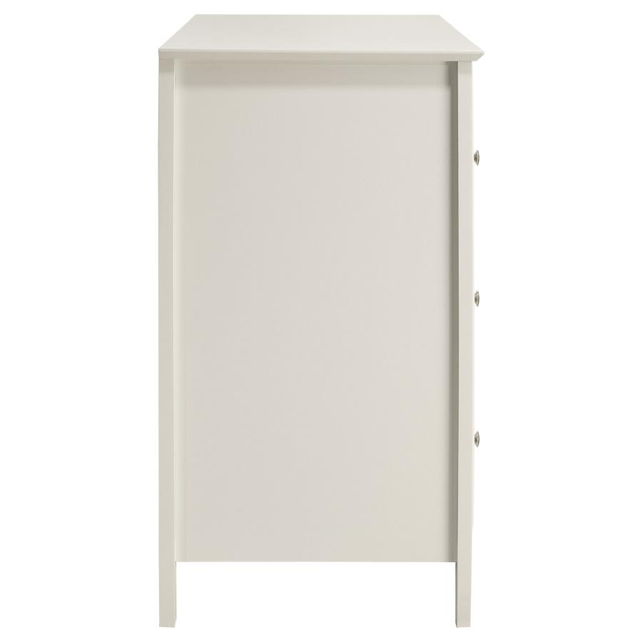 (image for) Selena 6-drawer Dresser Cream White