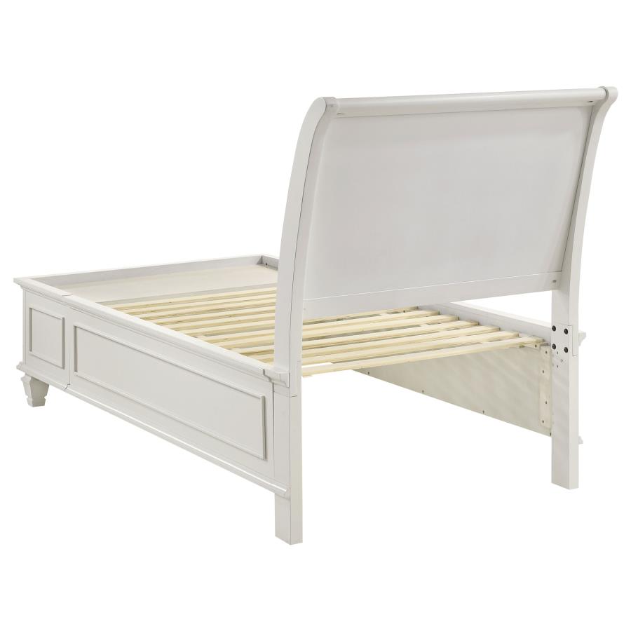 (image for) Selena 4-piece Twin Bedroom Set Cream White