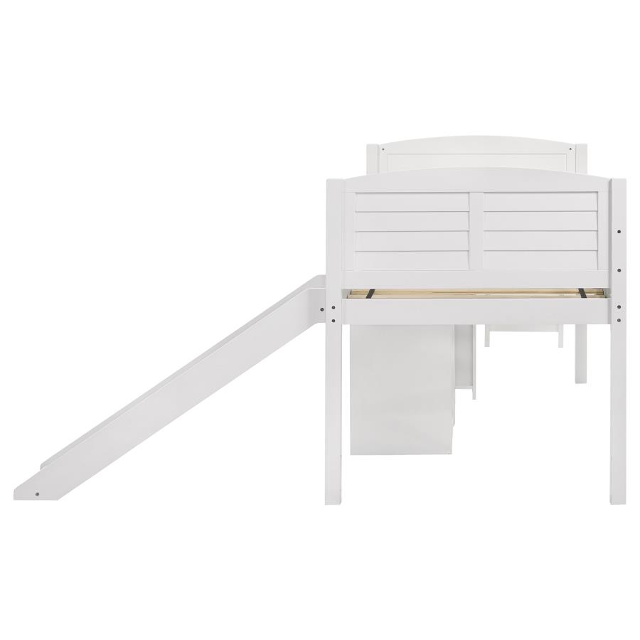 (image for) Millie Twin Workstation Loft Bed White