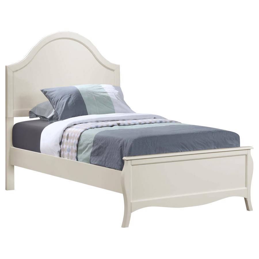 (image for) Dominique 5-piece Twin Bedroom Set Cream White