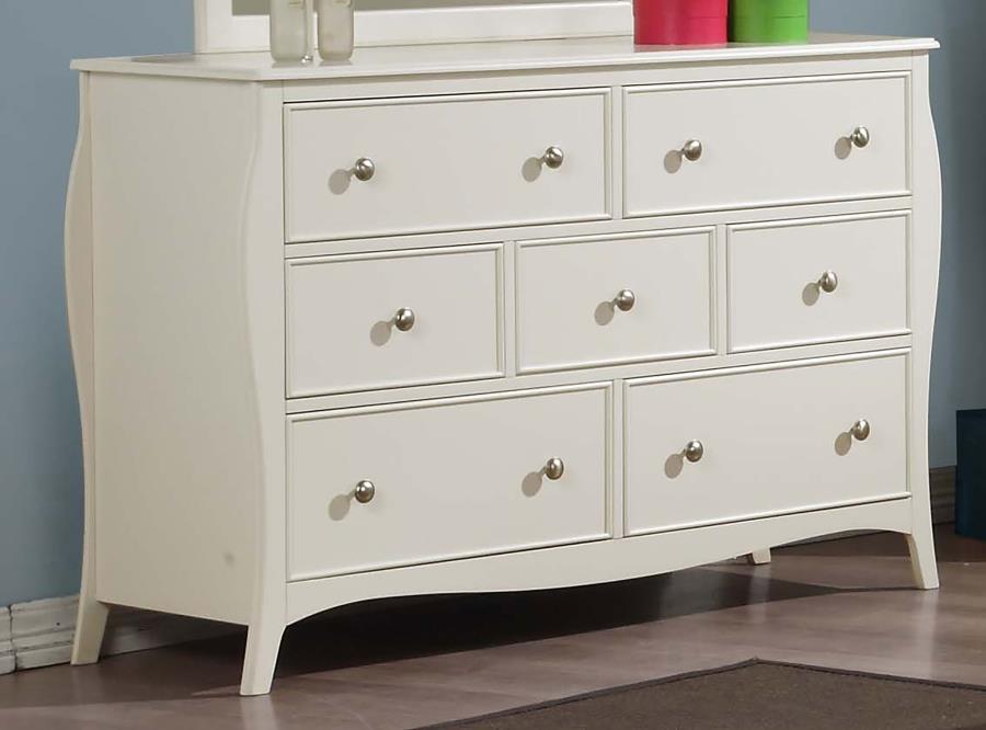 (image for) Dominique 7-drawer Dresser Cream White