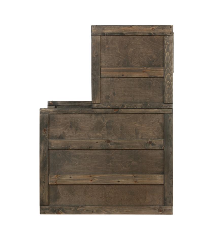 (image for) Wrangle Hill 4-drawer Stairway Chest Gunsmoke