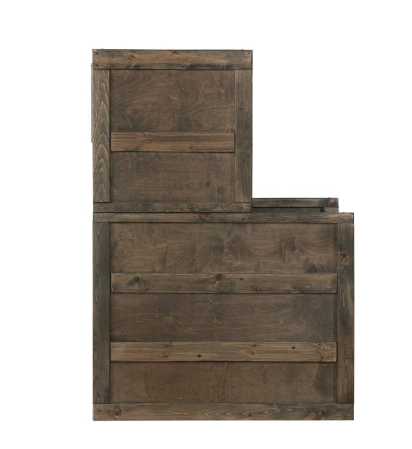 (image for) Wrangle Hill 4-drawer Stairway Chest Gunsmoke