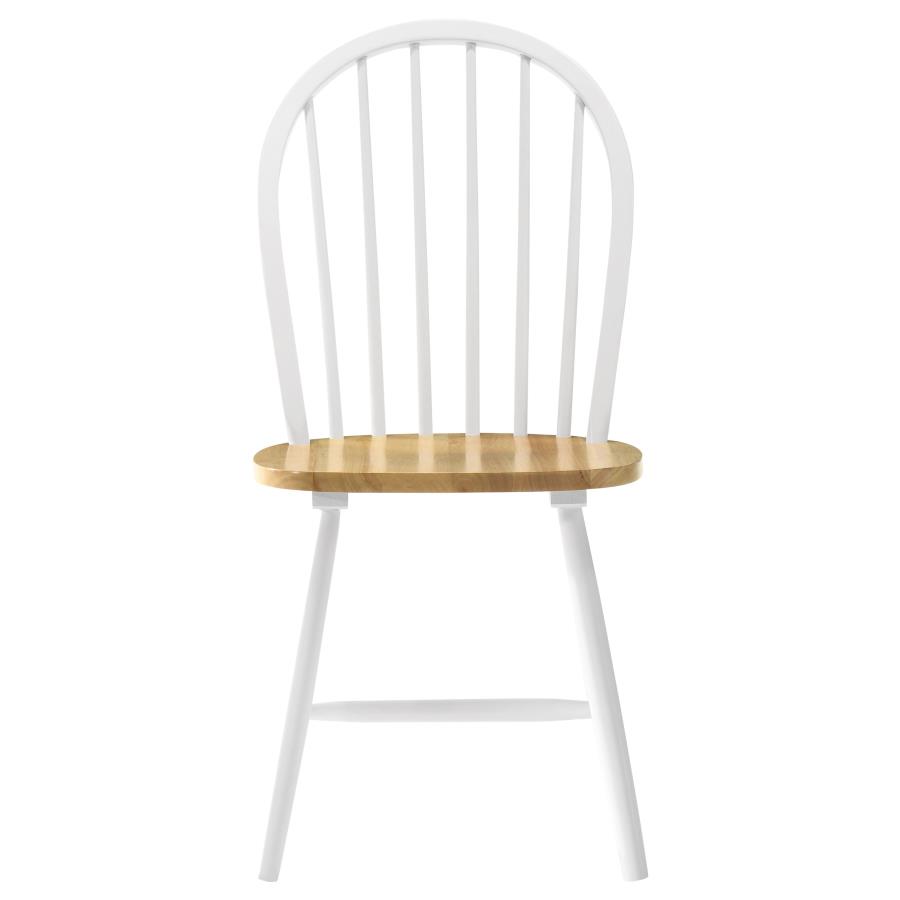 (image for) Cinder Wood Dining Side Chair White (Set of 4)