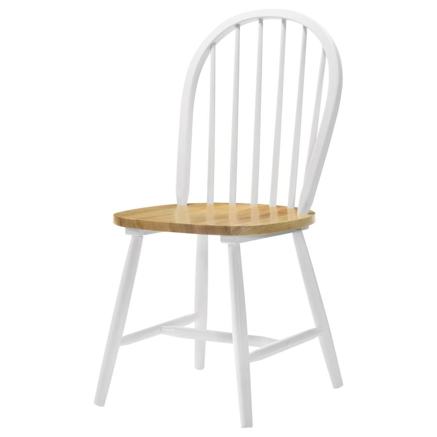 (image for) Cinder Wood Dining Side Chair White (Set of 4)